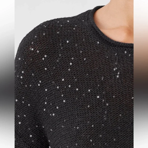Eileen Fisher Merino Sequin Crew Neck Top size 3X, NWTs - Picture 4 of 14